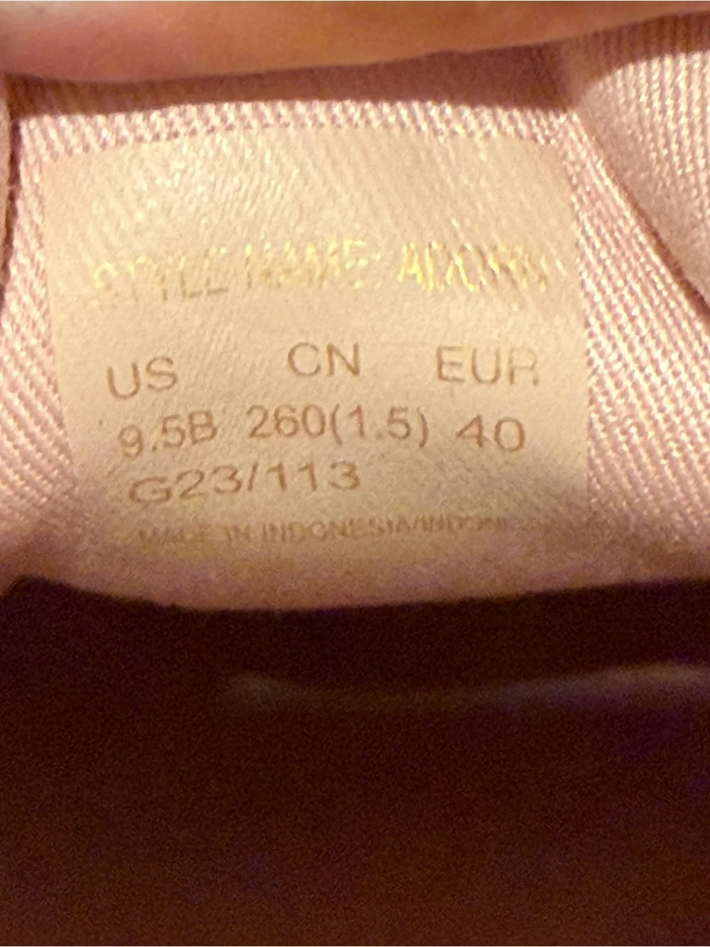 kate spade White Leather Sneakers with Black Stripe and Pink Lining